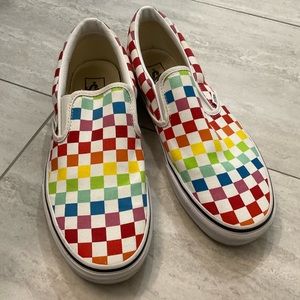 Vans Slip on- Rainbow